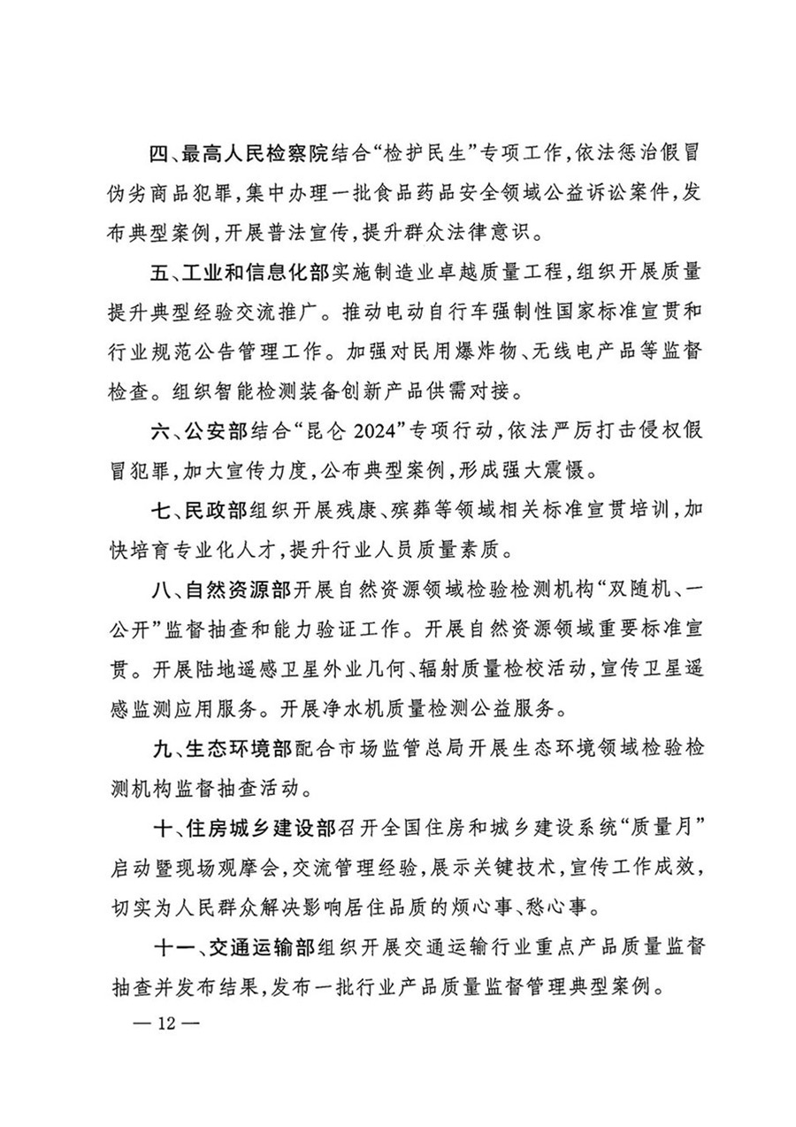 中國質(zhì)量檢驗(yàn)協(xié)會關(guān)于轉(zhuǎn)發(fā)《關(guān)于開展2024年全國“質(zhì)量月”活動的通知》的函(質(zhì)檢協(xié)函〔2024〕116號)